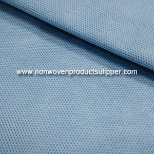 China Biodegradable Waterproof SMS Polypropylene Spunbonded Nonwoven Fabric For Disposable Bedsheet Medical Rolls manufacturer