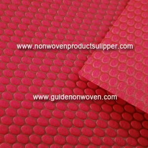 China Claret Color PP Spun-bond Non Woven Fabric For Festival Decoration manufacturer