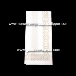 China DA - Full Printing No Fragrance 1/6 Fold Guest Linen Table Napkin manufacturer