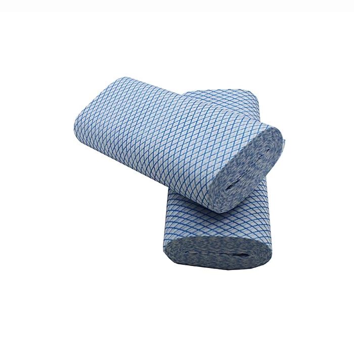 China Disposable Kitchen Cleaning Cloths Lazy Rags Wet And Dry Washable Reusable Clean Wipes Wave Pattern Roll Custom manufacturer