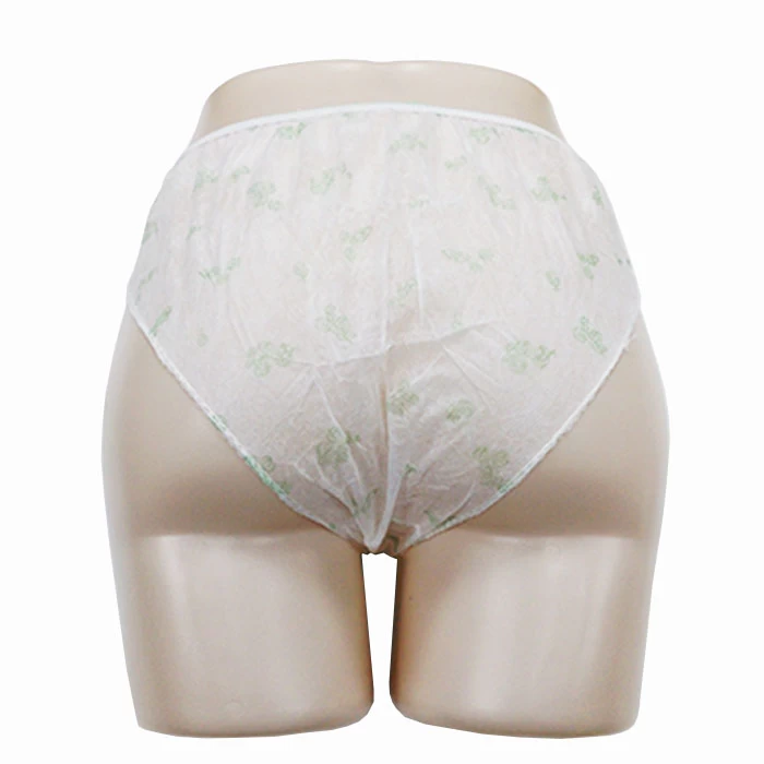 China China Disposable Underwear Bulk Vendor Spa Underwear Disposable Briefs Nonwoven Panties For Women manufacturer