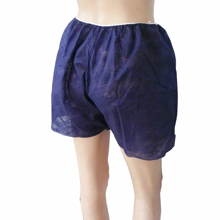 China Disposable Boxer Underwear Supplier Beauty Spa Massage Disposable Nonwoven Boxer Shorts Underwear manufacturer