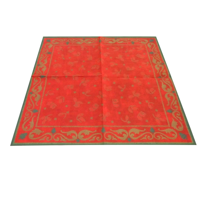 China Cloth-Like Decoration Serviettes Restaurant Linen-Feel Paper Napkins China Airlaid Napkin Factory manufacturer
