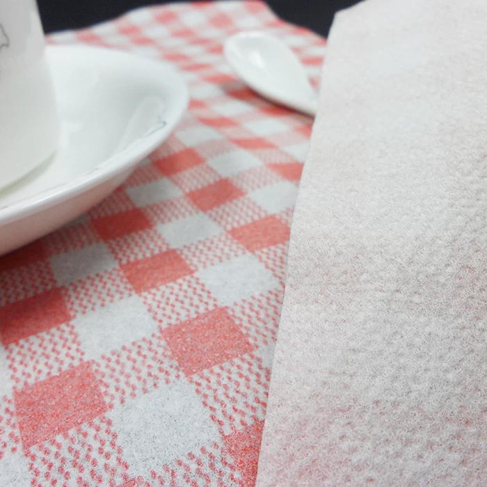 China Disposable Tablecloths Supplier, Factory Hot Sale Custom Disposable Restaurant Tablecloth, China Non Woven Placemat Factory manufacturer