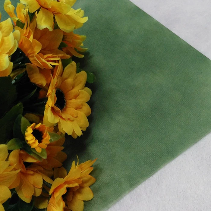 China Flower Packing Supplier, Peanut Embossing PET Spun Bonded Non Woven Embossed Flower Packing Paper, Non Woven Packing Material Company In China manufacturer