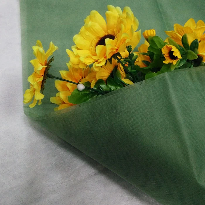 China Flower Packing Supplier, Peanut Embossing PET Spun Bonded Non Woven Embossed Flower Packing Paper, Non Woven Packing Material Company In China manufacturer