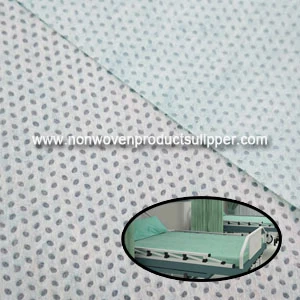 China GR8-SMSBS 35gsm Spunbond Polypropylene Non Woven Bed Sheet manufacturer
