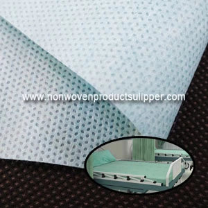 China GR8-SMSBS 35gsm Spunbond Polypropylene Non Woven Bed Sheet manufacturer