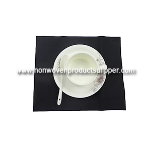 China GT-BL01 China Manufacturer Air-laid Non Woven Customized Logo Design Restaurant Wedding Dining Decoration Placemat manufacturer