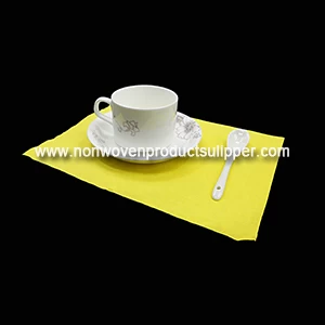 China GT-LY01 5 Star Hotel And Restaurant Plain Air-laid Non Woven Table Decoration Placemat For Sale manufacturer