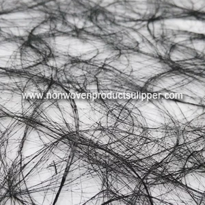 China GTDL1001-F Black Color Special Polyester Non Woven Fabric Floss Material For Table Decoration manufacturer