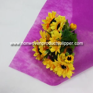 China GTYLTC-RR PET Spunbond Non Woven Materials For Flower Packing And Gift Wrapping manufacturer