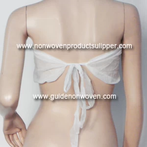 China H1010 White Disposable Non Woven Women Bra manufacturer