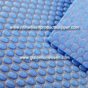 China HH-B59 Sapphire Blue Color Round Dot Pattern PP Spunbond Nonwoven Fabric manufacturer