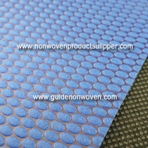 China HH-B59 Sapphire Blue Color Round Dot Pattern PP Spunbond Nonwoven Fabric manufacturer
