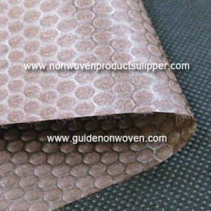 China HH-N34O Brown Color Round Dot Pattern PP Spunbond Nonwoven Fabric manufacturer