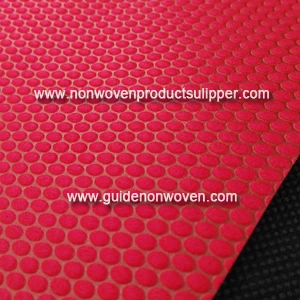 China HH-R1195A Red Wine Color Round Dot Pattern Polypropylene Spunbond Nonwovens manufacturer