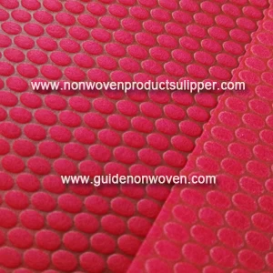 China HH-R1195A Red Wine Color Round Dot Pattern Polypropylene Spunbond Nonwovens manufacturer