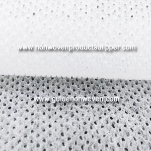 China HL-07D White Perforated PP Spunbond Nonwoven Fabric manufacturer