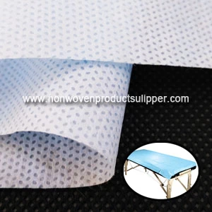 China HYLB15 Disposable PP Non Woven Bed Sheets Flat Bed Sheets For SPA manufacturer