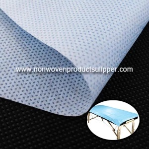 China HYLB15 Disposable PP Non Woven Bed Sheets Flat Bed Sheets For SPA manufacturer