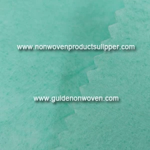 China MBDg80gsm Green Color PET Needle Punch Nonwovens For Leather Fabric manufacturer
