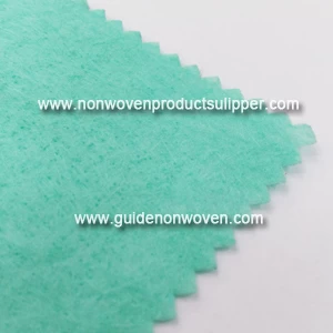 China MBDg80gsm Green Color Polyester Needle Punch Non Woven Fabric For DIY manufacturer