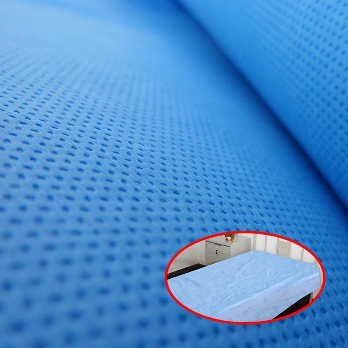 China Rolo de lençol de cama descartável chinês personalizado PP lençol de cama SMS SMMS tecido não tecido rolos de capa de cama fabricante