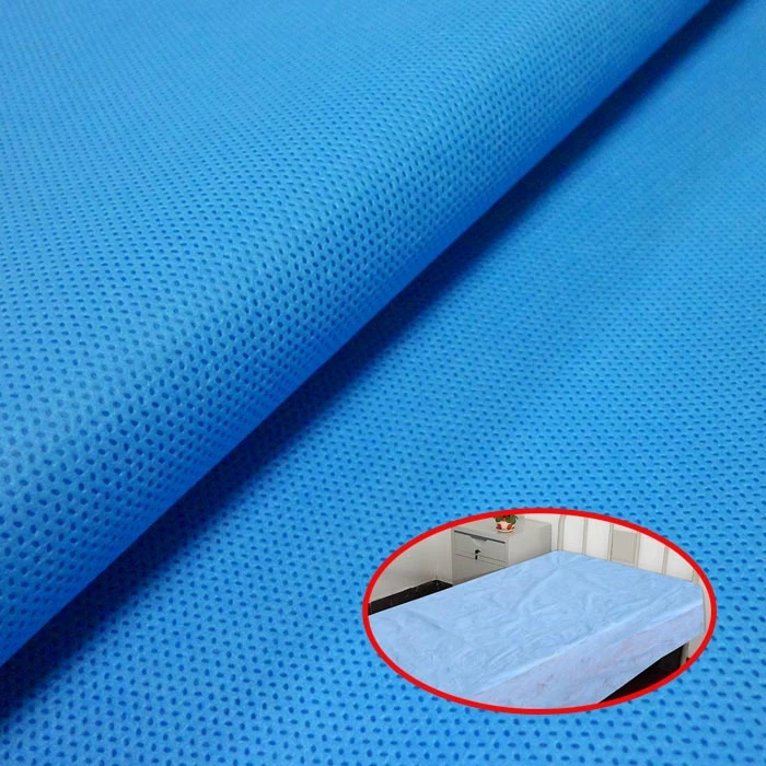China Disposable Precut Hole Massage Table Paper Roll Bedsheet China Non Woven Bed Sheet Roll Supplier manufacturer