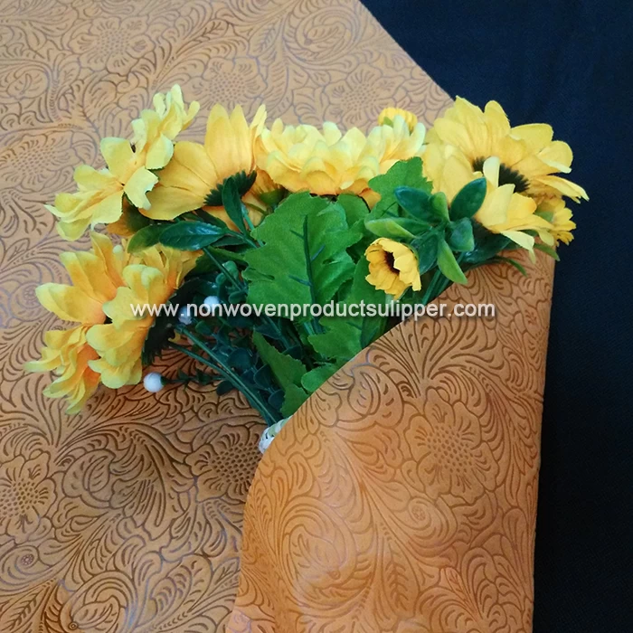 China New Embossing GTRX-OR01 Polypropylene Spunbonded Non Woven Materials For Floral Wrapping manufacturer