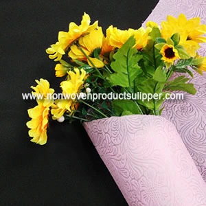 China New Embossing GTRX-PI01 Polypropylene Spunbonded Non Woven Floral Wrapping Materials For Flower Shop manufacturer