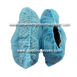 China Non Woven Medical Fabric Anti Bacteria Breathable Disposable Anti Slip Shoe Cover manufacturer