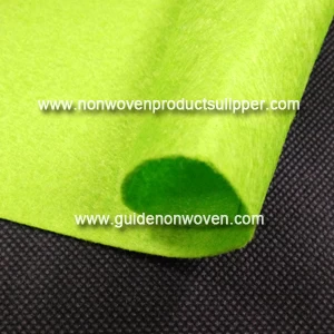 China PDSC-G Green Color Needle Punch Non woven Fabric For DIY Toys manufacturer