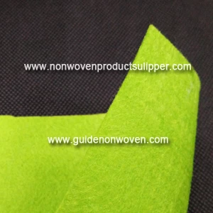 China PDSC-G Green Color Needle Punch Non woven Fabric For DIY Toys manufacturer