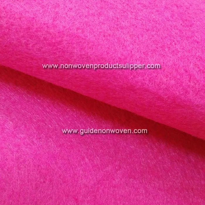 China PDSC-PR Purplish Red Color Christmas PET Polyester Non Woven Handmade Needle Punched DIY Felt manufacturer