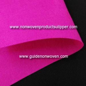 China PDSC-PR Purplish Red Color Needle-punched Non woven Fabric For DIY Sticker manufacturer