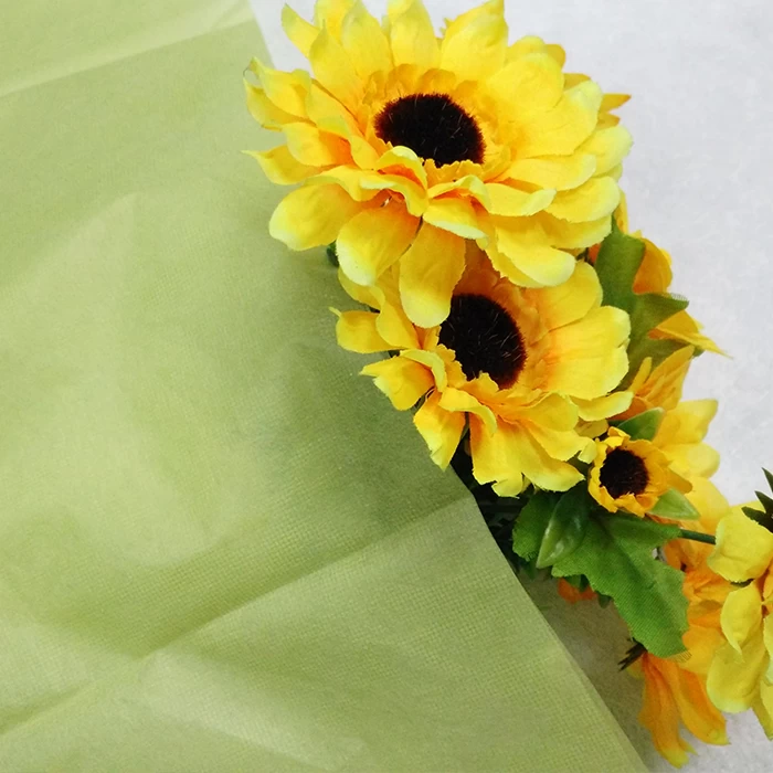 China PET Spunbond Non-woven Flower Wrapping Material, Non-Woven Packing Material Manufacturer, Flower Packing Roll Factory manufacturer