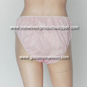 China Pink Color PP Spun-bonded Non Woven Fabric Ladies Undergarment manufacturer