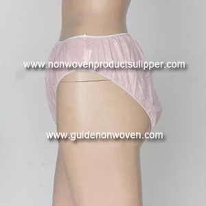 China Pink Color PP Spun-bonded Non Woven Fabric Ladies Undergarment manufacturer