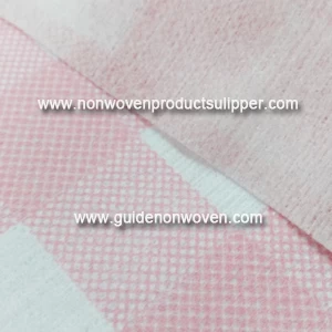 China Pink Square Printing 100% Viscose Plain Cleaning Wipes Spunlace Nonwoven Fabric manufacturer