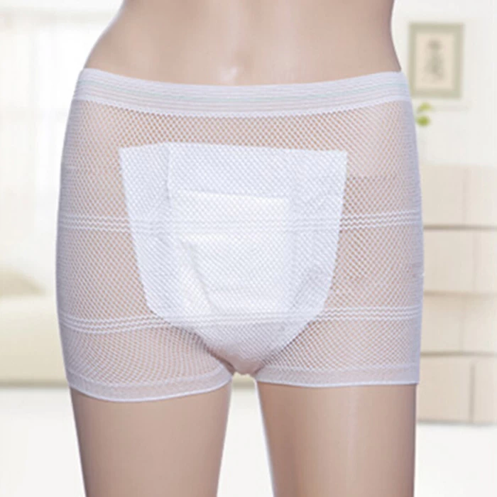 China Postpartum Seamless Disposable Mesh Panties High Waist Brief Shorts Spa Underwear Manufacturer manufacturer