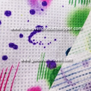 China Printed Decorative PET Spun-bond Non Woven Fabric For Characteristic Home Decoration JQJL-4012 manufacturer