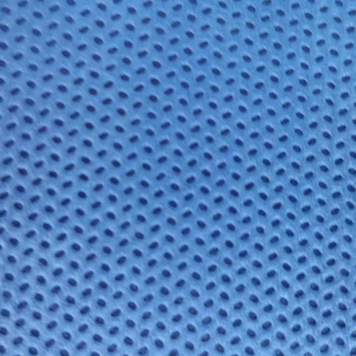China SMS Non-Woven Hydrophobic Medical Blue Fabric manufacturer