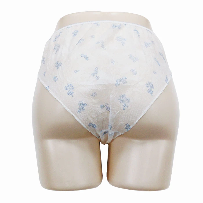 China China Disposable Massage Underwear Custom Women Non Woven Underwear Lady Briefs For Travel manufacturer