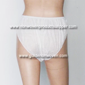 China Spunlace Non Woven Disposable White Ladies Panty manufacturer