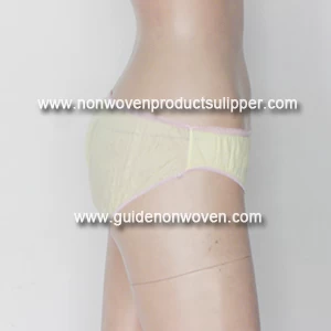 China Spunlace Nonwovens Woman Single Use Panties For Hospital manufacturer