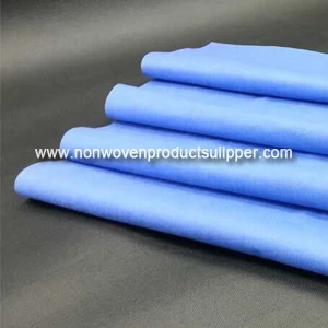 China Vendor Hygienic SMS Non Woven  Materials For Medical Hospital Blue PP Protective Cloth manufacturer