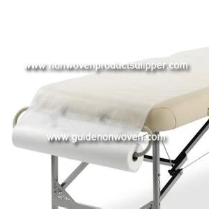 China White Color 60cm Width Disposable Non Woven Bed sheet Roll manufacturer