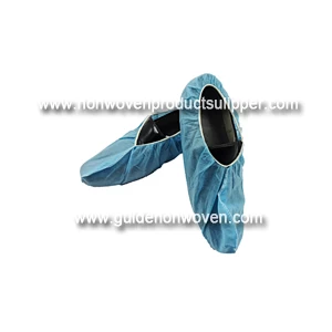 China Wholesale Blue PP Disposable Non woven Fabric Boot Cover manufacturer