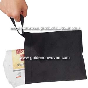 China Wholesale PP Spunbonded Non Woven Fabric Hotel Newspaper Hanging Bags For Package manufacturer
